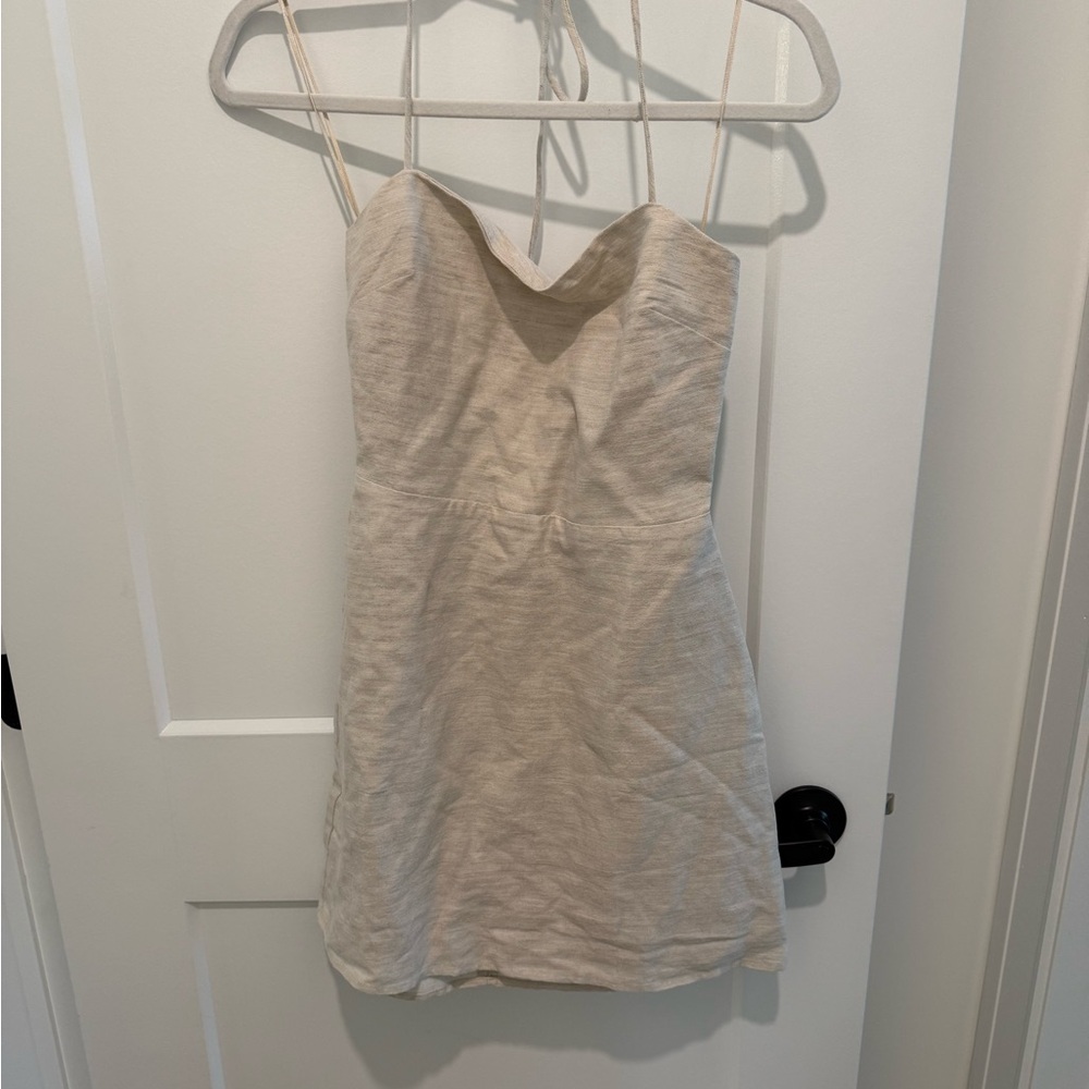 Wilfred Linen Halter Dress